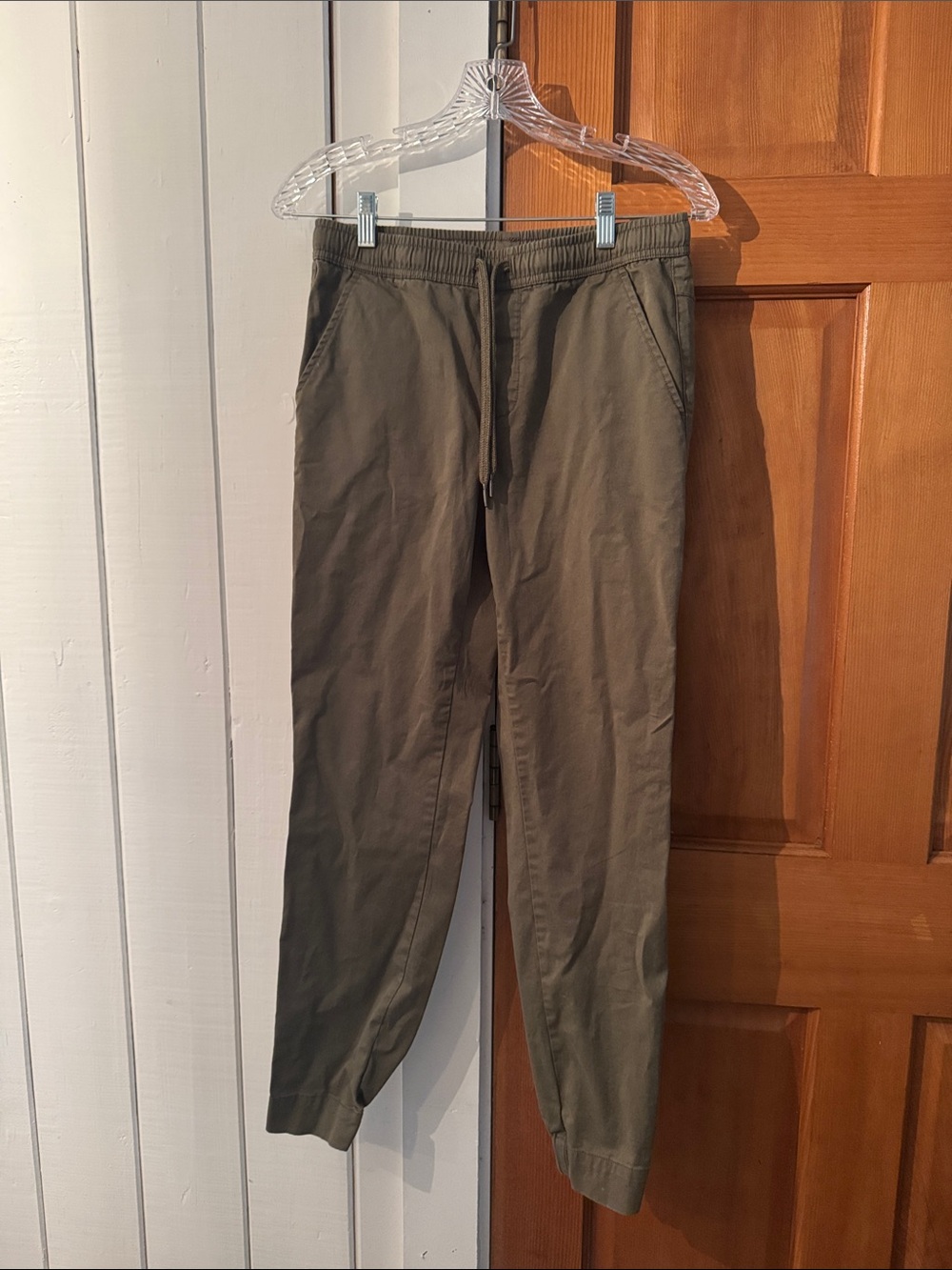 Women’s Olive Drawstring Jogger Pants